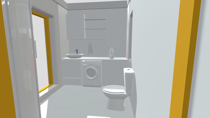 small bathroom – Free 3D Model STL
