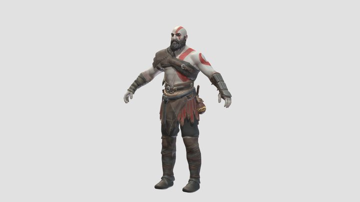 Kratos - God Of War (Fortnite) 3D Model