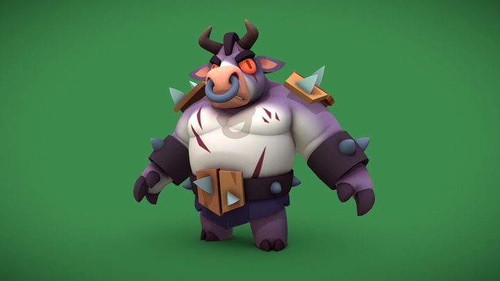 Warrior Way – Beef Golem 3D Model