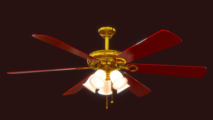 Valken Motors Teku 52 Inch Fan 3D Model