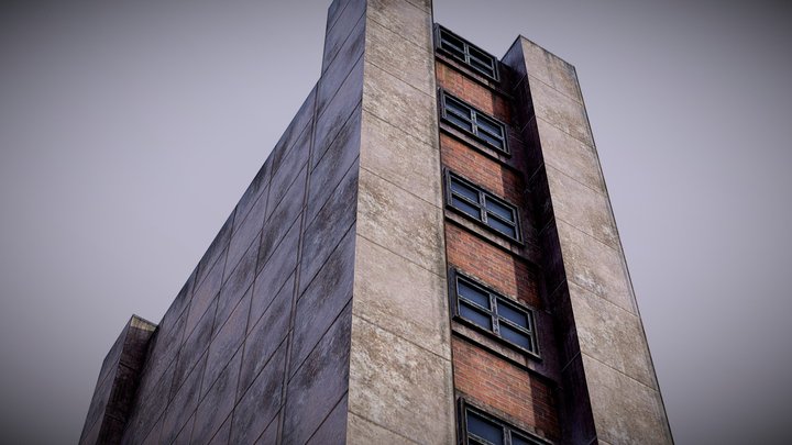 Brutalist Building – Modèle 3D gratuit STL