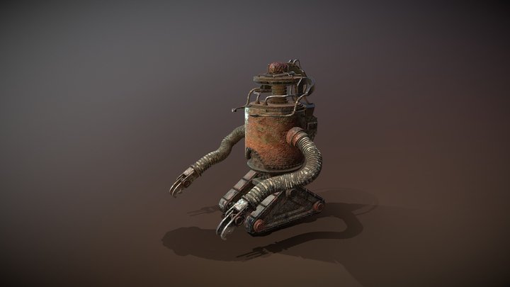 Realistic Robot 3D Model