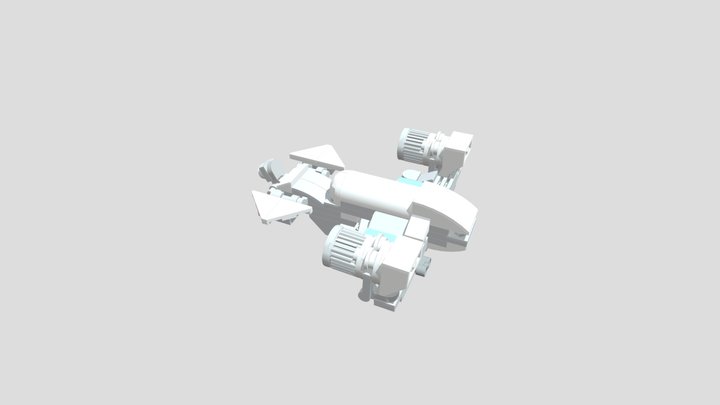 Synth Unity Courier 3D Model