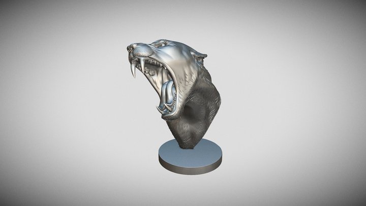 printready lioness 3D Model