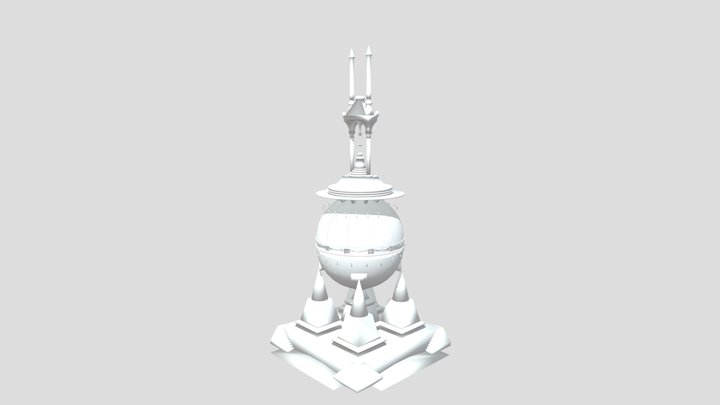The Tomb of Lars Porsenna - Lequeu's Design 3D Model