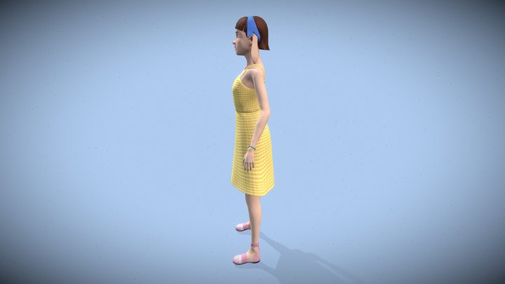 FullBodyCharacter_LOD0 3D Model