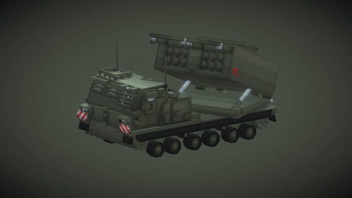 MLRS MARS 2 M270 3D Model