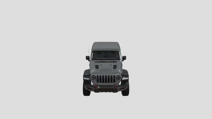 Jeep with separate four wheels