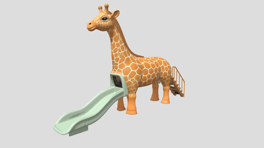 Giraffe Slide - Childhood Playground