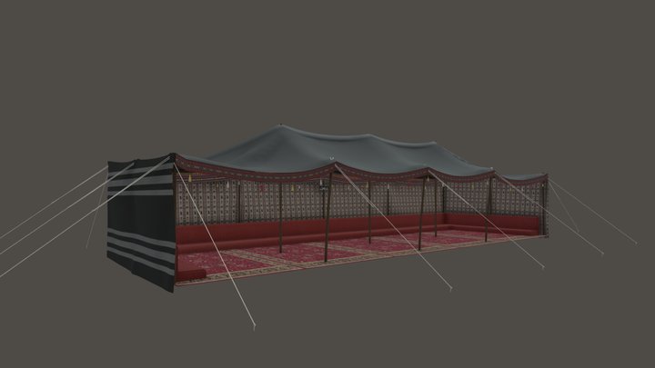 Arabic tent 3D Model