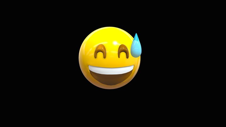 Emoji_Awkward 3D Model
