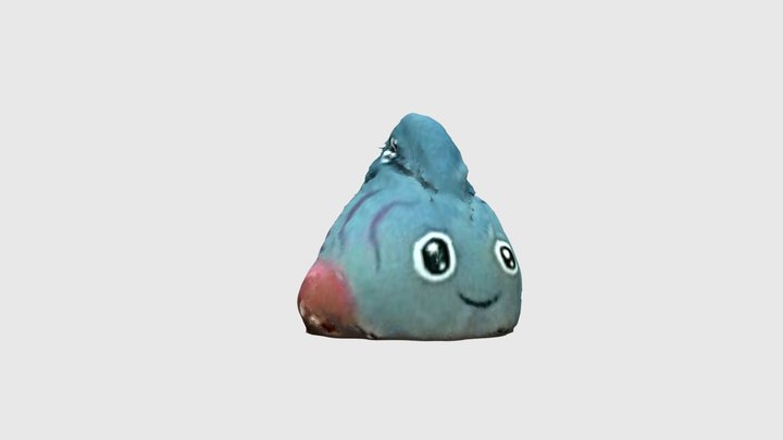 Qlone Blue Fish 3D Model