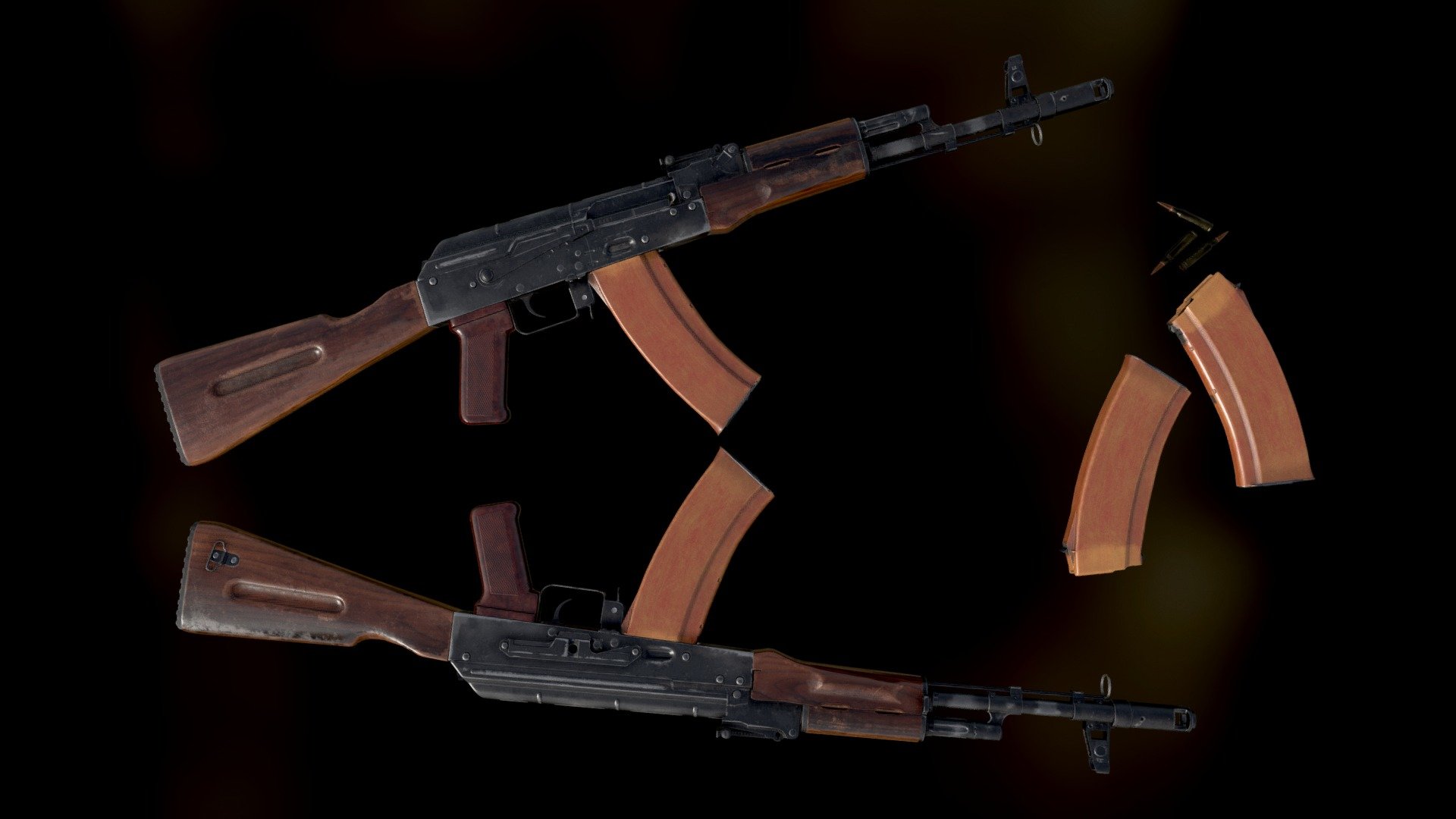 Аксу 3д модель. АК 74 3д. Ak74 3d model. АК 74 Тарков 3д модель. АК 74 обойма 3d model.