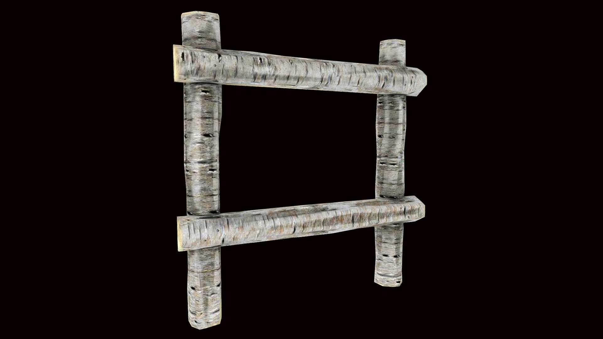 Birch Fence Segment [Free Download]