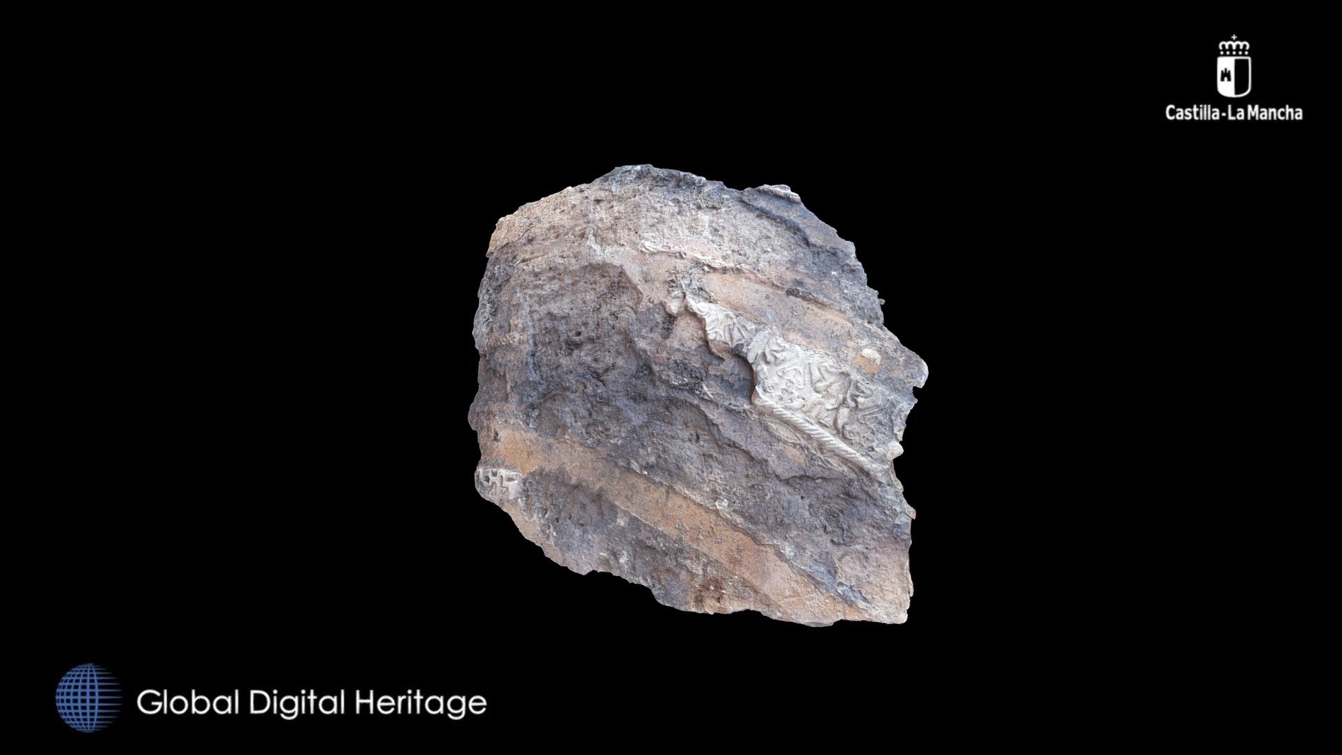 Stamped jar fragment, Calatrava la Vieja, Esp