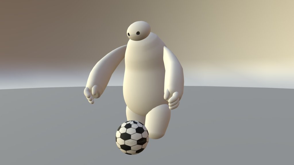 Baymax MODELADO 3D - 3D Model By SoloBrand [11c7a10] - Sketchfab