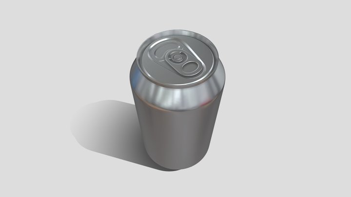 aluminium can- 350ml 3D Model