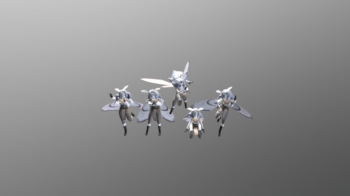Mother Lumi poses 3D Model