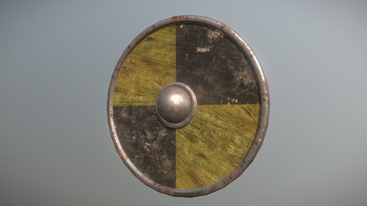 Viking Shield 3D Model