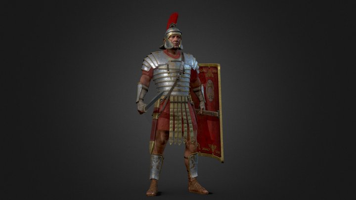 Roman Legionaire 3D Model