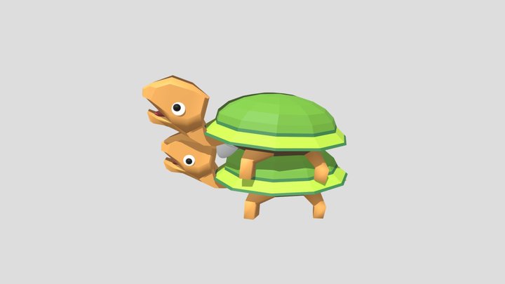 Turtles 3D Model