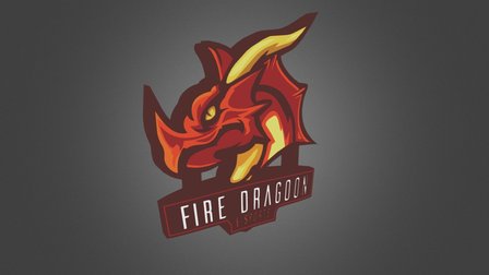 Fire Dragoon Logo (PREVIEW) 3D Model