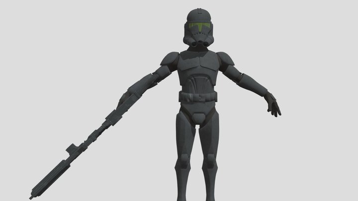 ES Trooper - The Bad Batch 3D Model
