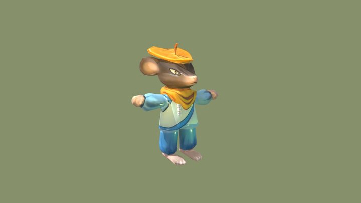 Pip_Adventure Game Character 3D Model