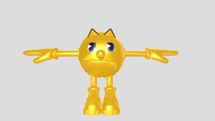 Golden Pac Man - PMATGA - Download Free 3D model by NB Productions ...
