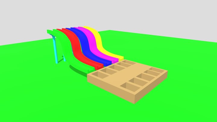 3d ramp model fbx 3D Model