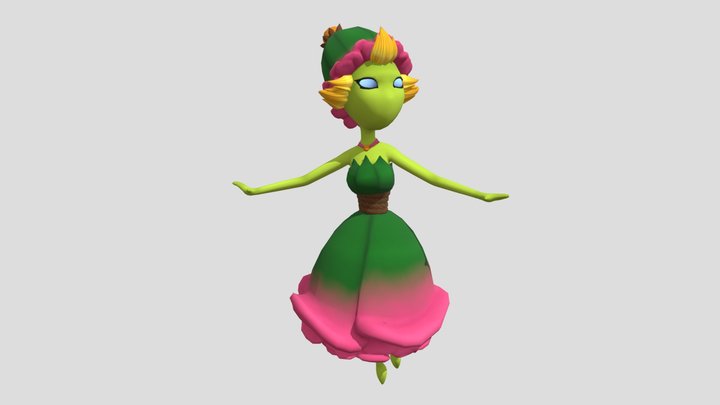 Princess of dryads 3D Model