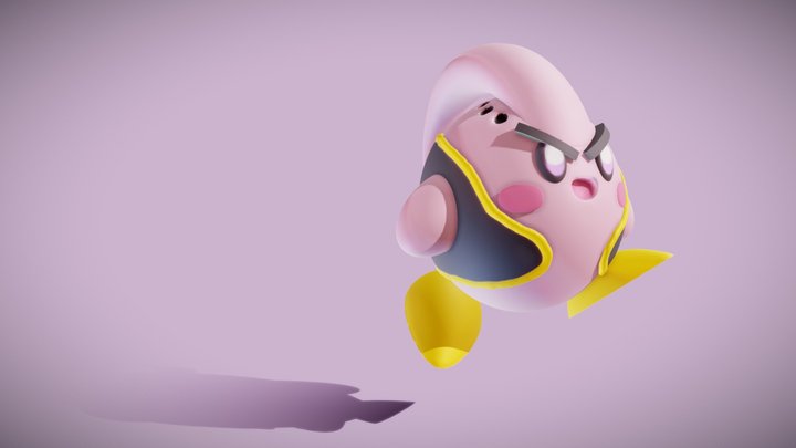 KirBuu ( Kirby & Majin Buu ) 3D Model