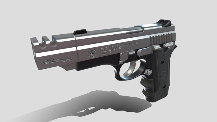 Taurus PT938 （来栖槙名 仕様） 3D Model