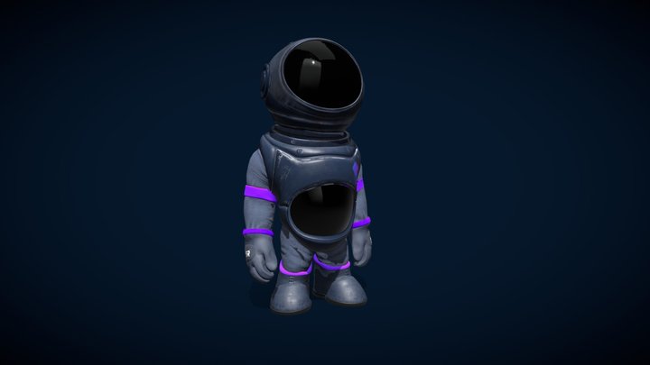 Space Monkey 3D Model