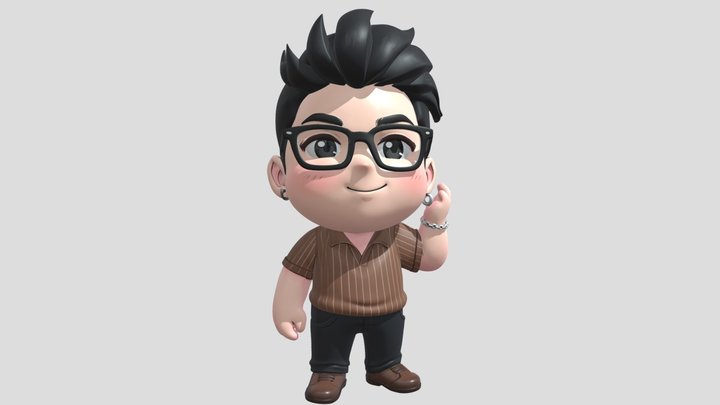 Spiky-Haired Chibi Guy