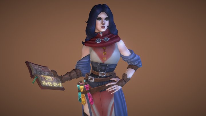 Village Alchemist 3D Model
