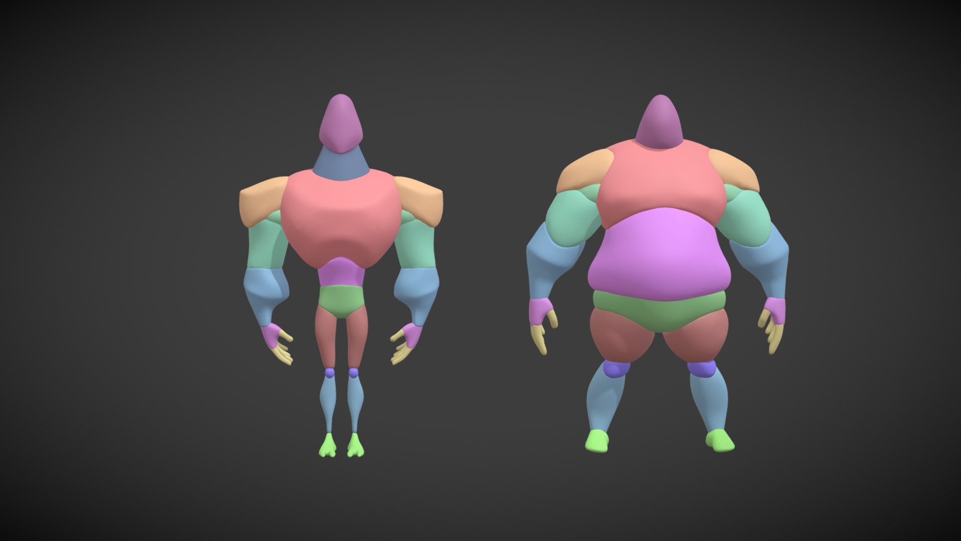 Stylized Character Base Mesh - 3D model by vukhiemton [11d3bf6] - Sketchfab
