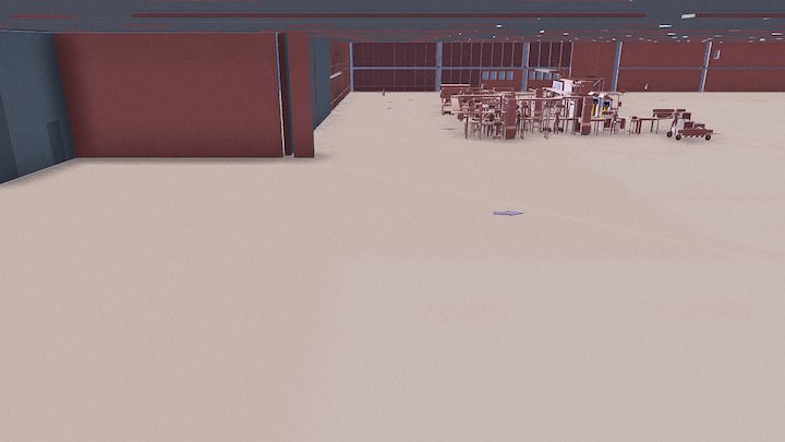 Speck Halle 3D Model