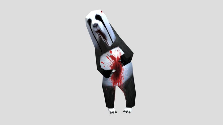 horror panda from Revenge 1 3D Model