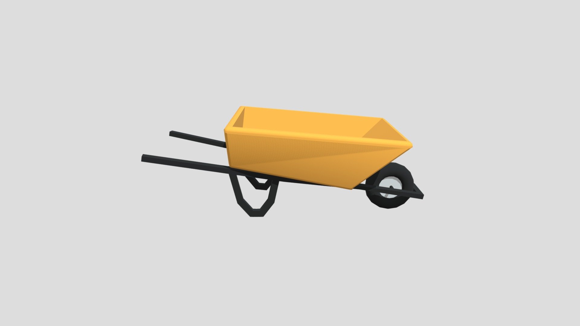 Wheelbarrow from Poly by Google