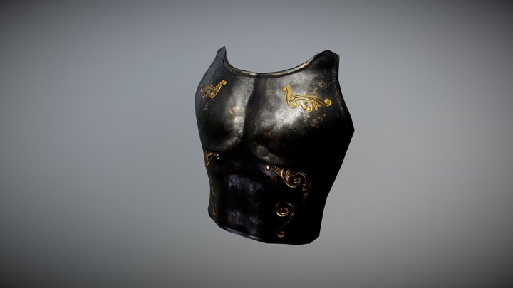 Pechera de armadura / Armor breastplate 3D Model