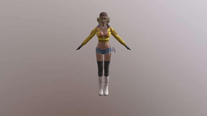 PS4 Final Fantasy XV - Cindy Aurum 3D Model