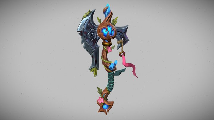 Forest Axe 3D Model