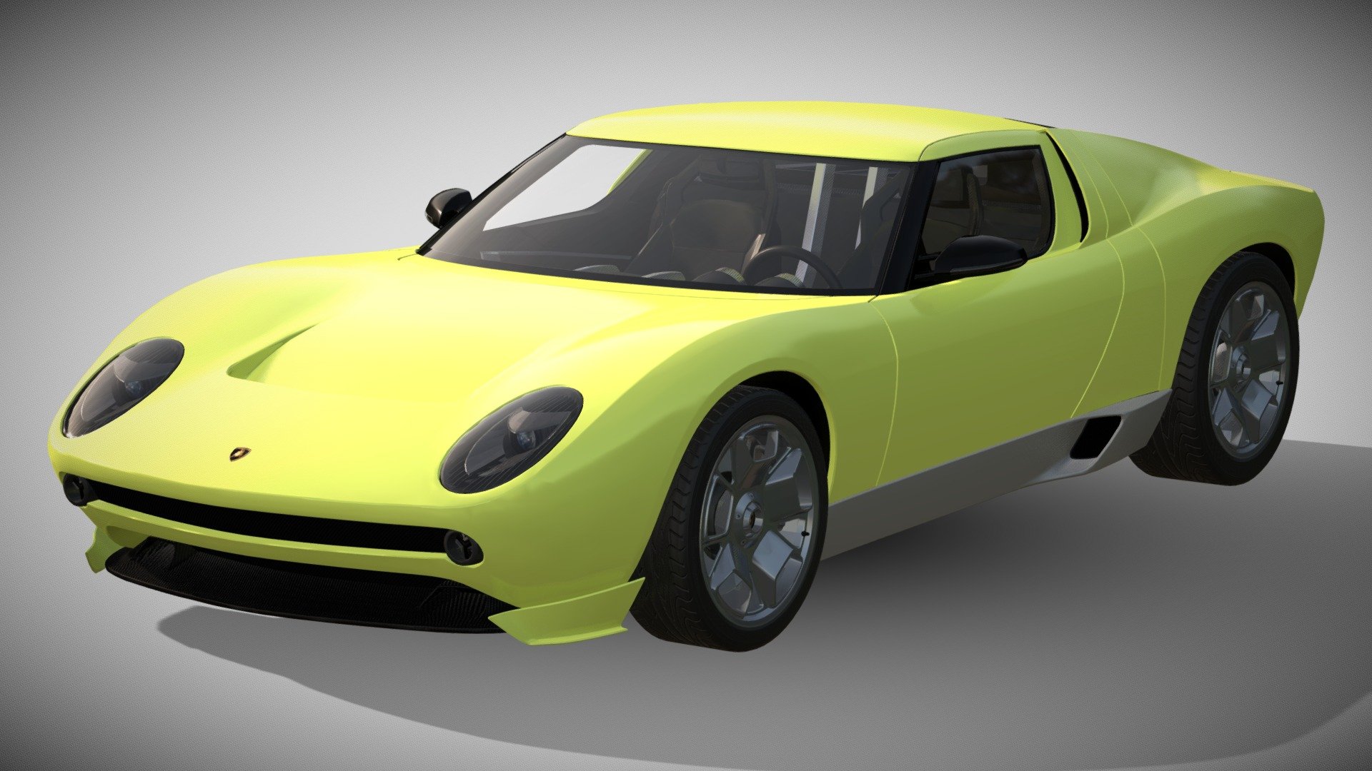 2006 Lamborghini Miura Concept - Download Free 3D model by Ddiaz Design ...