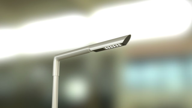 Modern Street LED lamp 3D Model