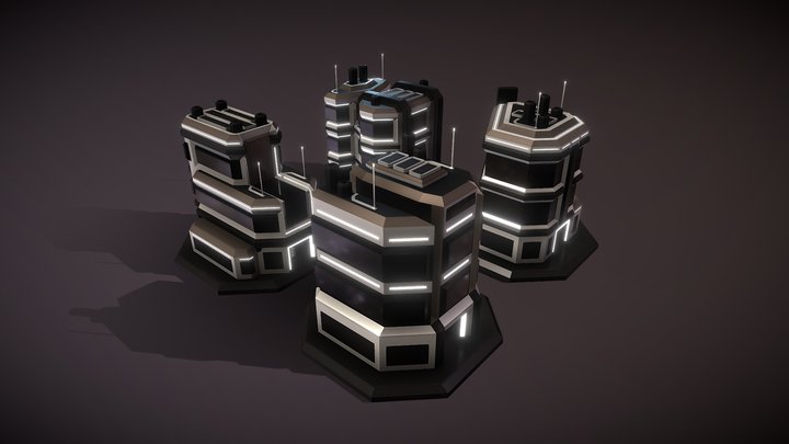 Apartment Houses - Level Two Pack – Free 3D Model STL