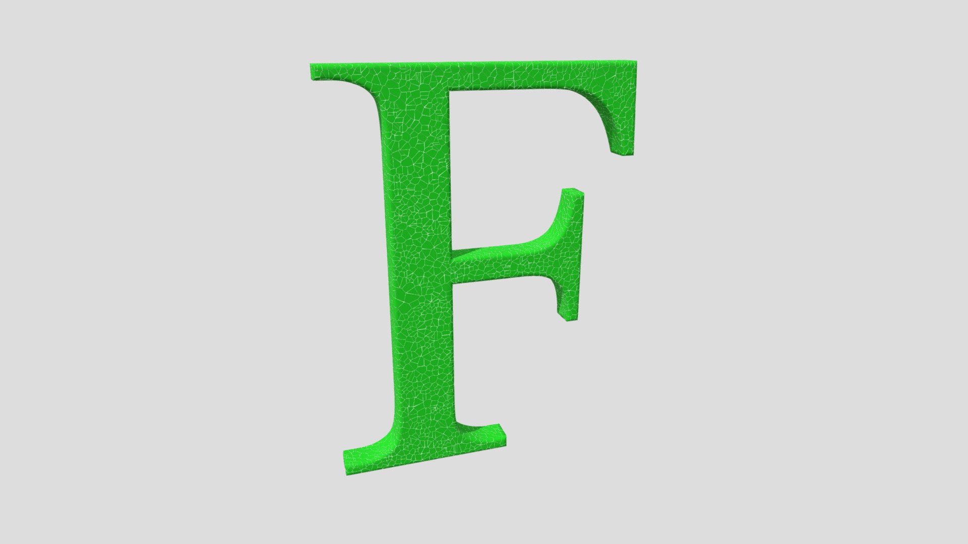 Fractured F - Download Free 3D model by Tallahasseessahallat [11db879 ...