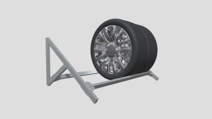 Полка для колёс 3D Model