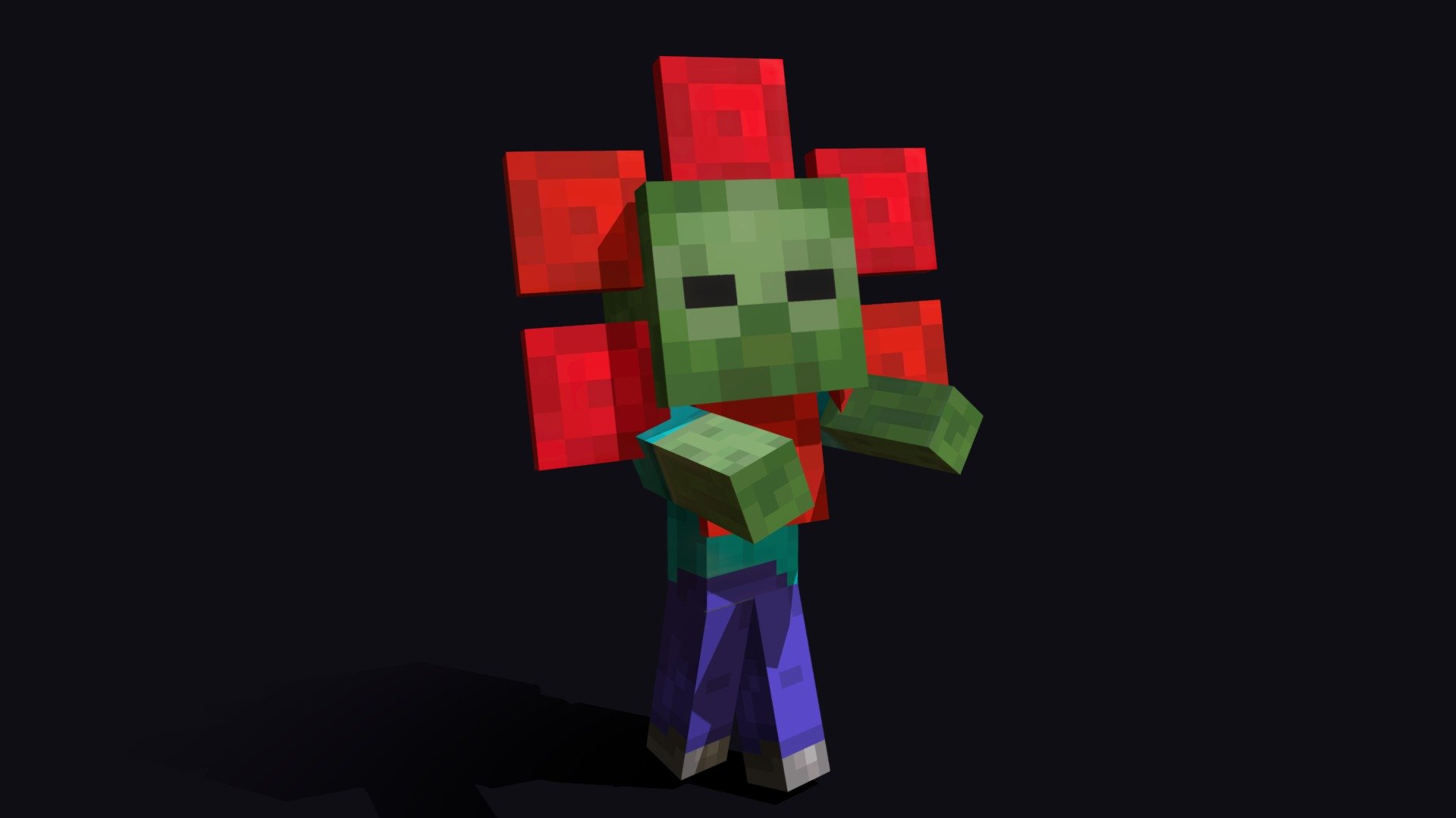 flowered zombie