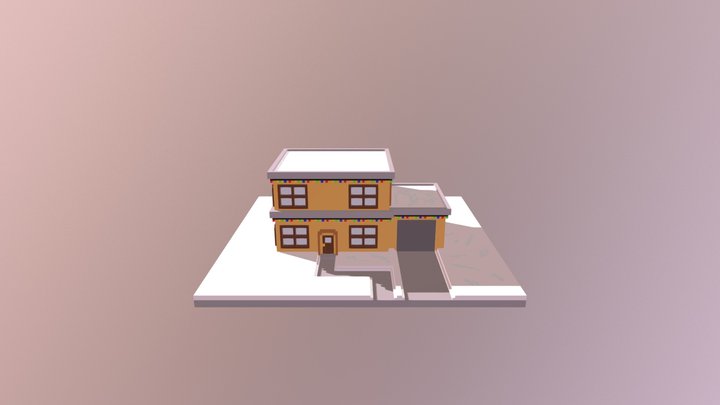 Festive House 3D Model